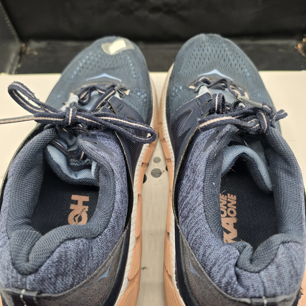 Hoka Women's‎ Navy and Peach Athletic Shoes
